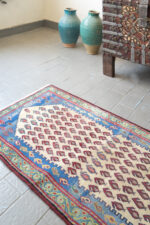 RCA473 Antique Armenian Boteh Soumak Carpet 4
