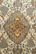 RCA477 Semi Antique Fine Qom Vases Carpet 10