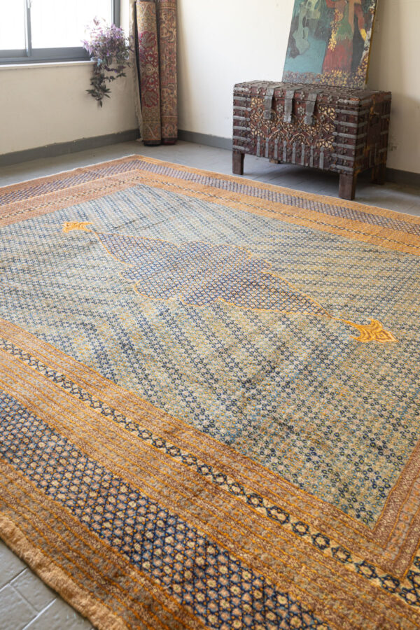 RCA485 Fine Kerman Khatam Design Persian Rug 2