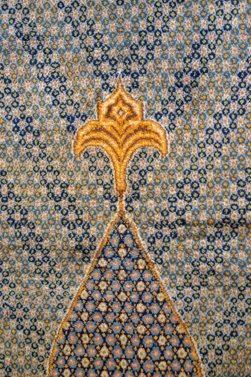Rca485 Fine Kerman Khatam Design Persian Rug 5