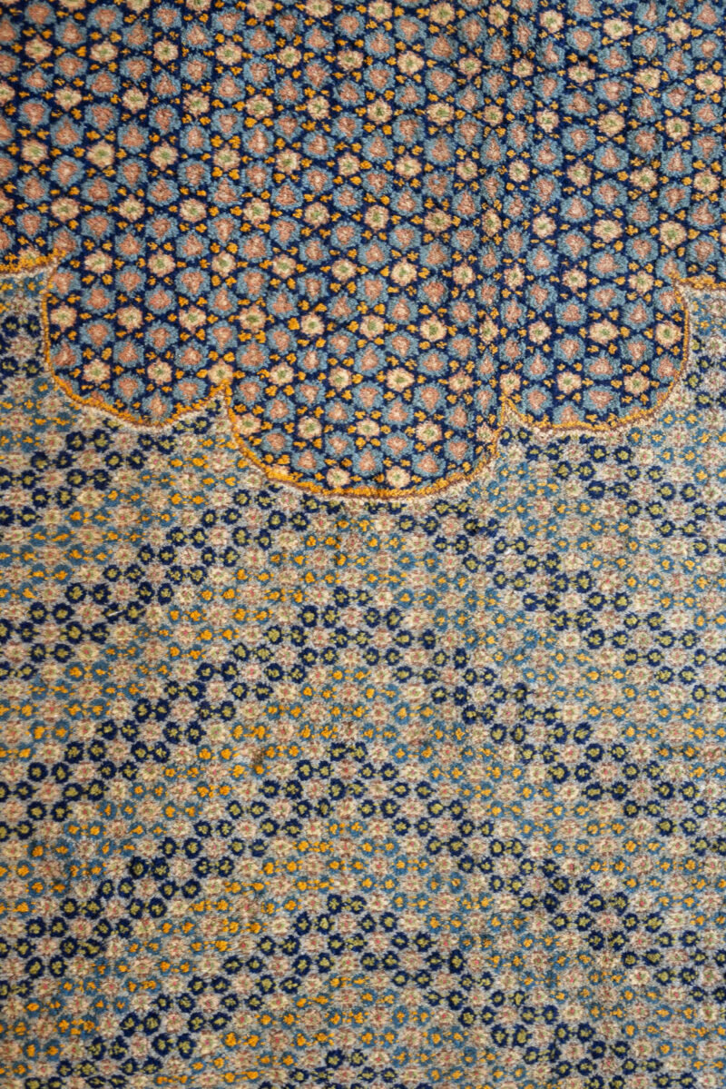 Rca485 Fine Kerman Khatam Design Persian Rug 7