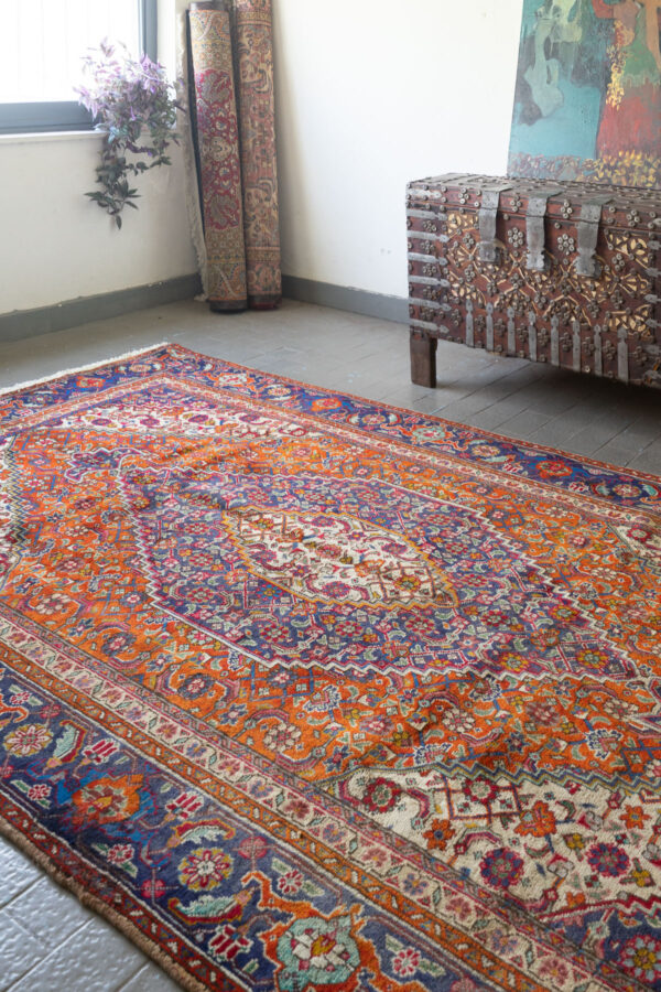 RCA487 Tabriz Mahi Dorosht Persian Rug 5