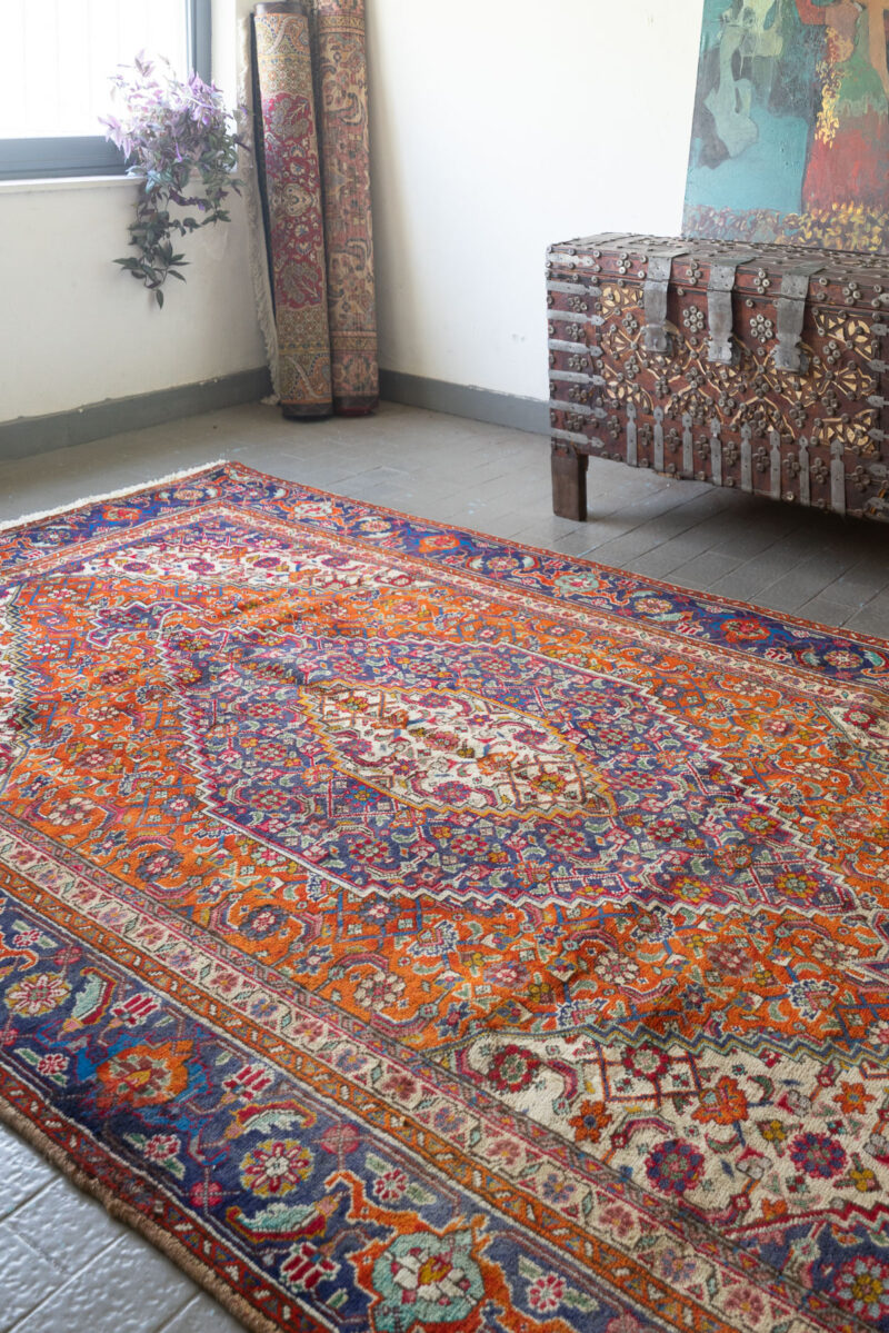 Rca487 Tabriz Mahi Dorosht Persian Rug 5