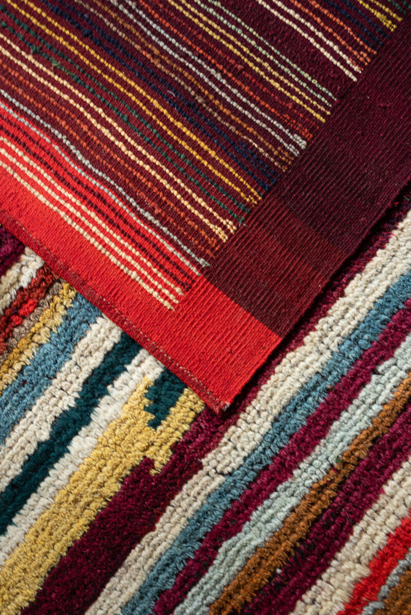 Rca498 Shooli Thickstripes Persian Gabbeh 6