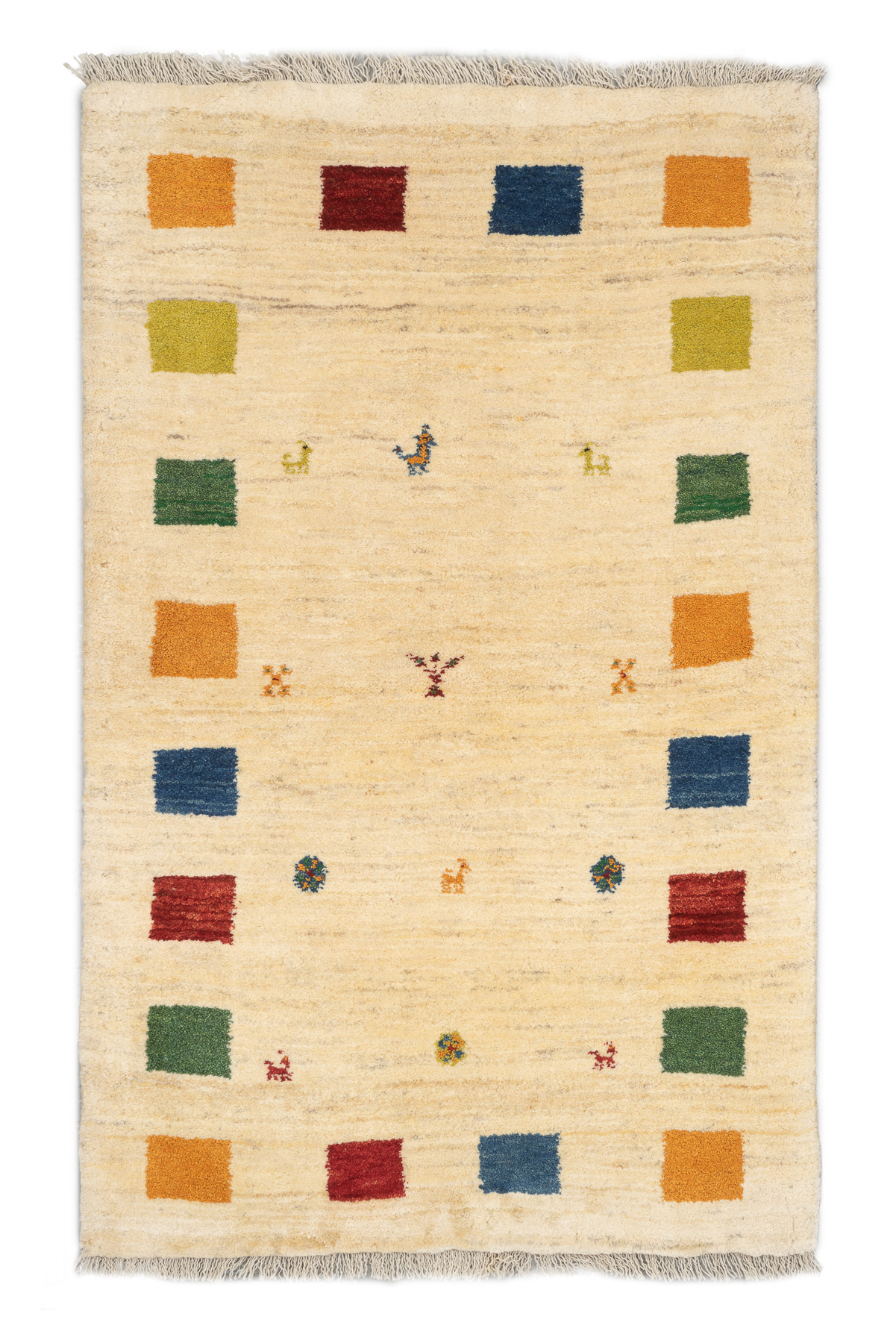 Contemporary Qashqai Squares Gabbeh