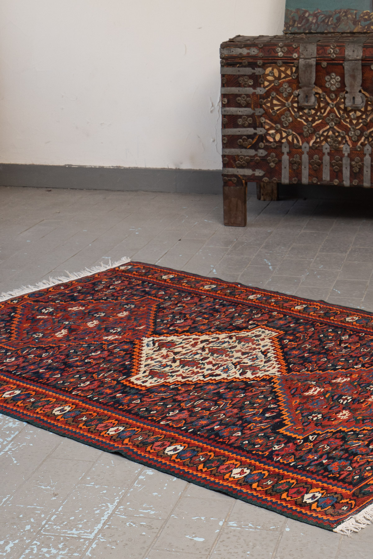 RK202 Semi Antique Sanneh Triple Toranj Kilim 2