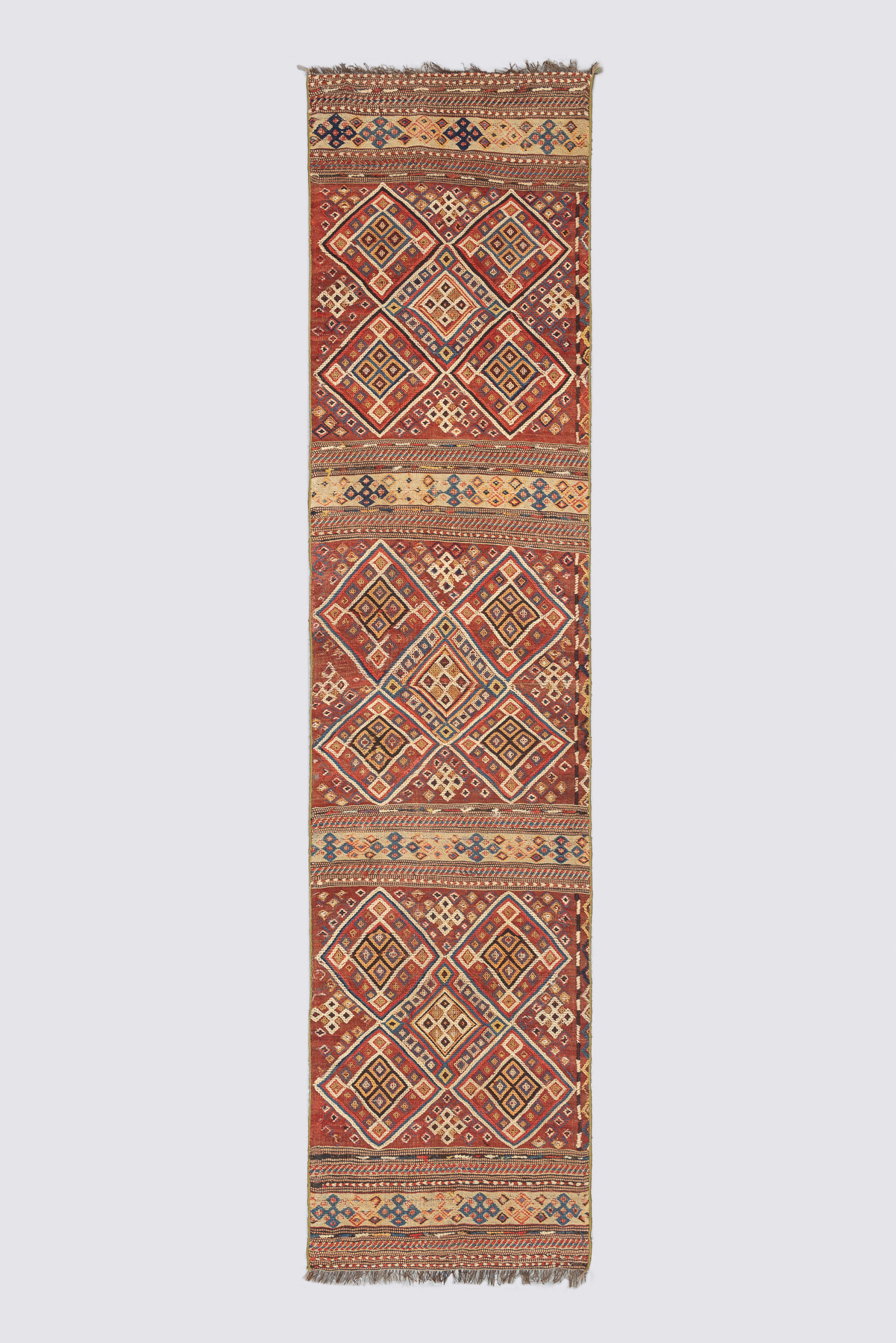 Antique Shahsavan Soumak Runner