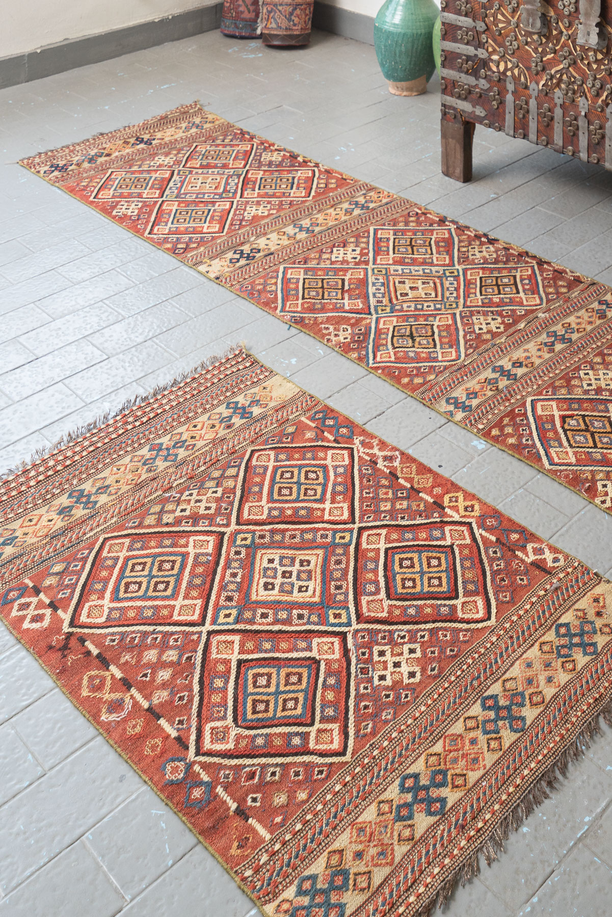 RK223 Antique Shahsavan Soumak Runner 2