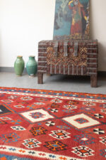 RK226 Qashqai Amaleh Wool Kilim 6