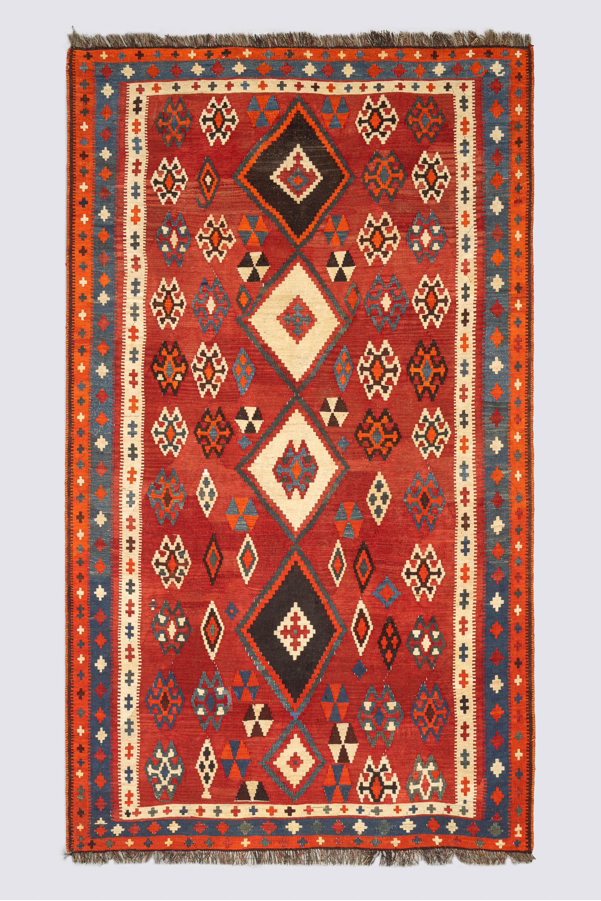 Rk226-Qashqai-Amaleh-Wool-Kilim Qashqai Amaleh Wool Kilim