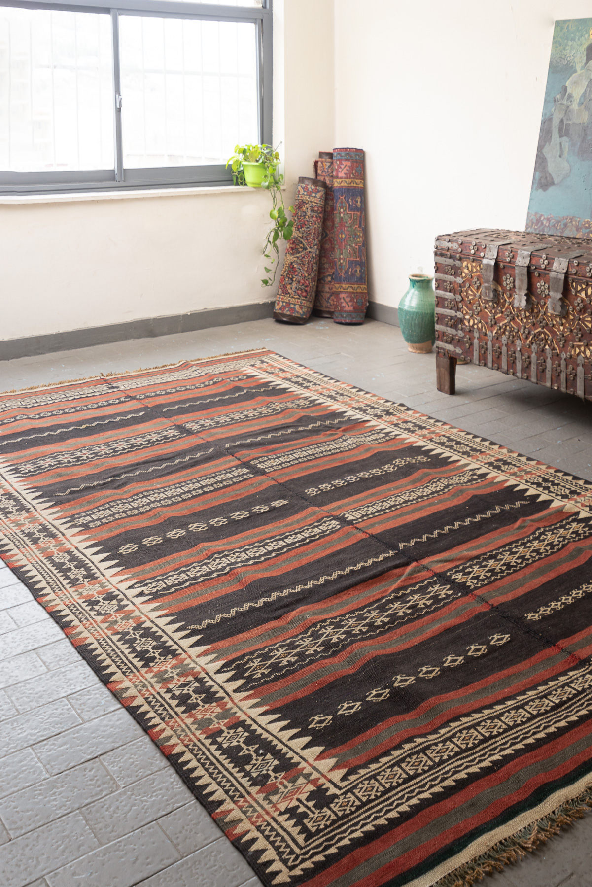 RK228 Sirjan Moharramat Kilim 2