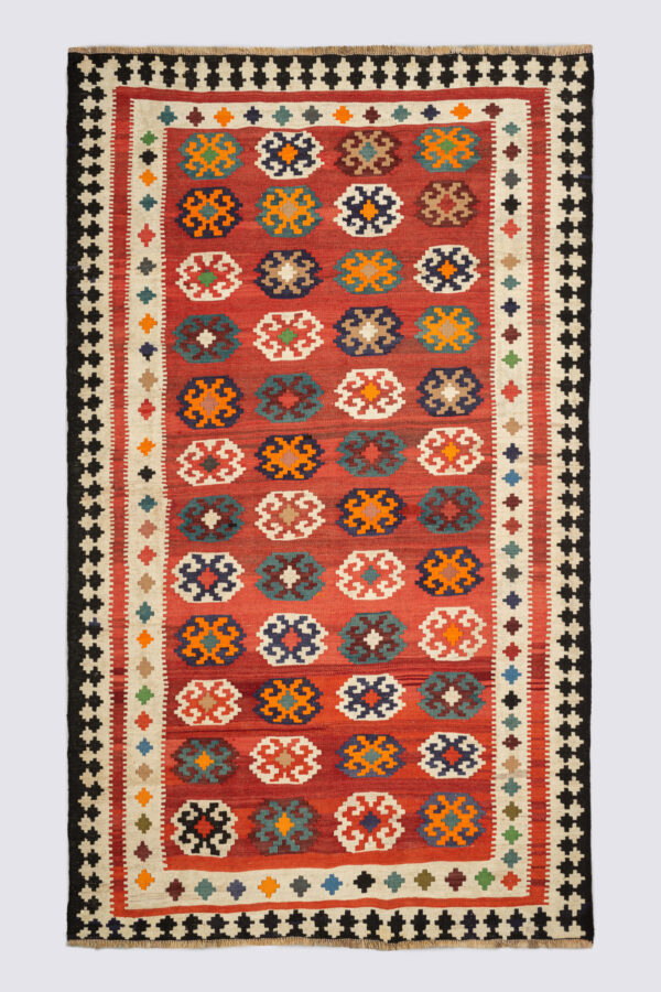 Contemporary Qashqai Stars Kilim