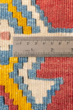 RK232 Qashqai Kilim With Butterfly Motifs And Geometric Medallions 6