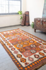 RK233 Antique Qashqai Kilim 2
