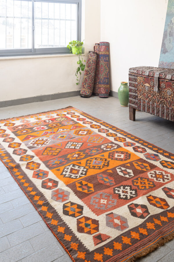 RK233 Antique Qashqai Kilim 2