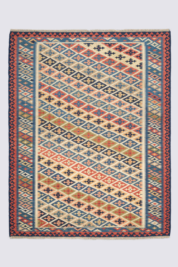 RK234 Semi Antique Fine Qashqai Kilim