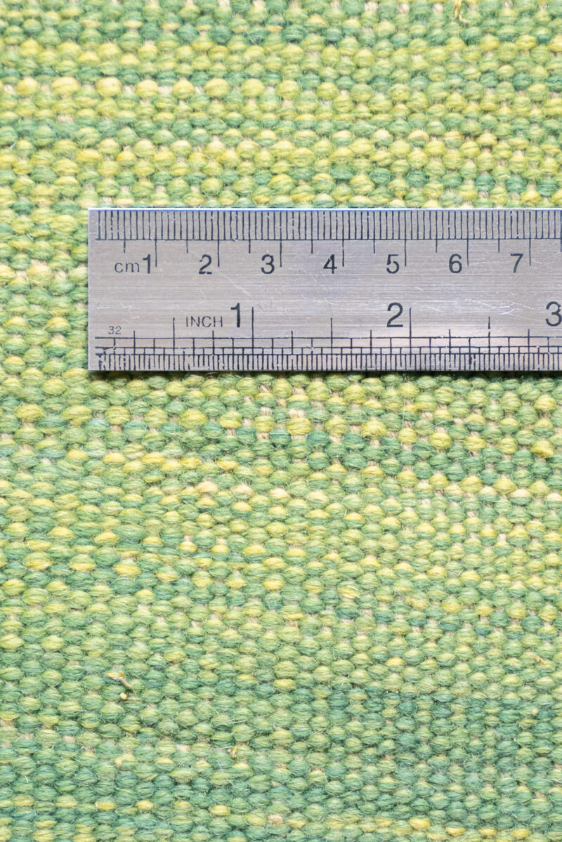 RK238 Mazandaran Minimalist Green Field Kilim Runner 6