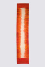 Mazandaran Minimalist Terracotta Kilim Runner