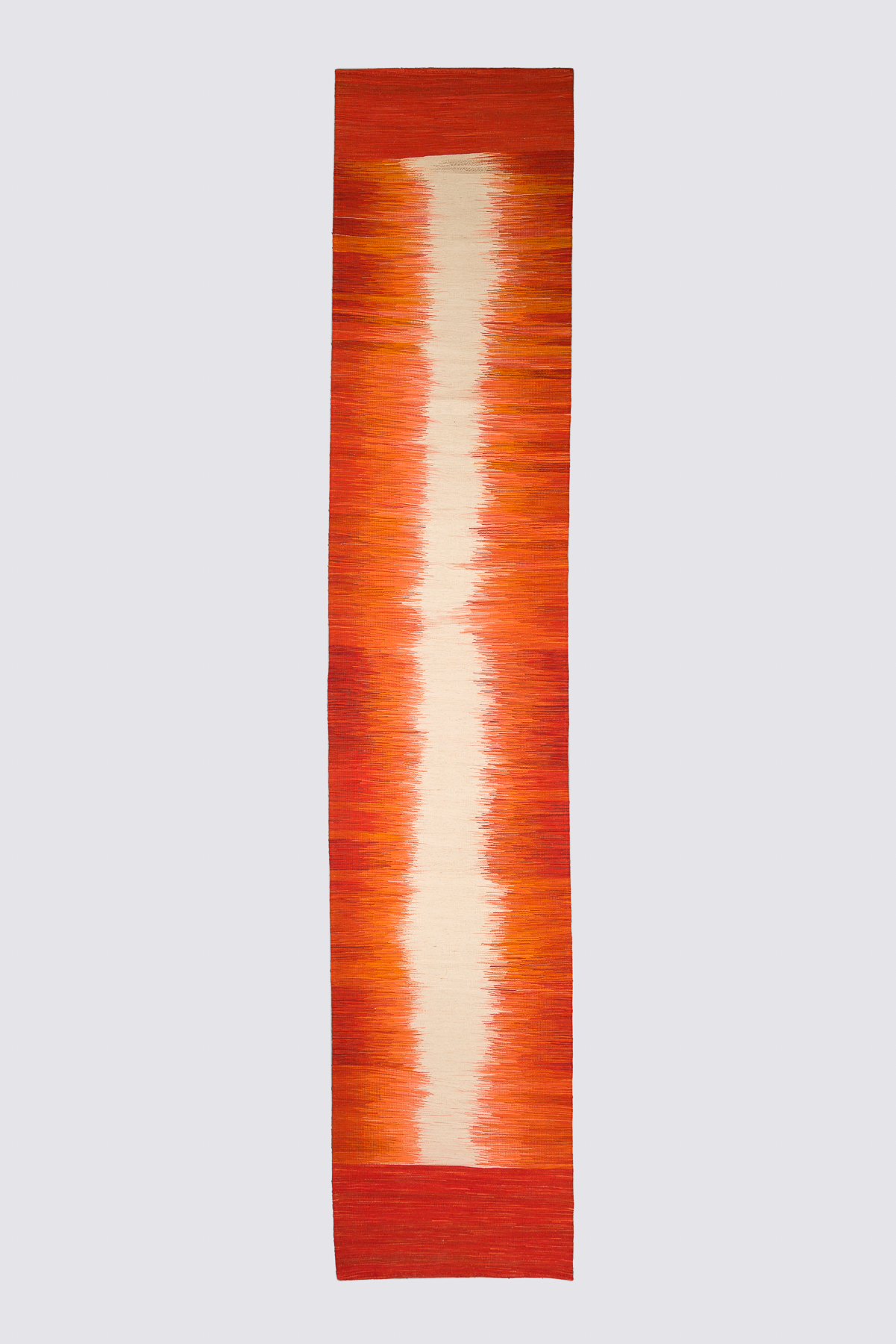 Rk241-Fine-Mazandaran-Minimalist-Terracotta-Kilim-Runner Mazandaran Minimalist Terracotta Kilim Runner