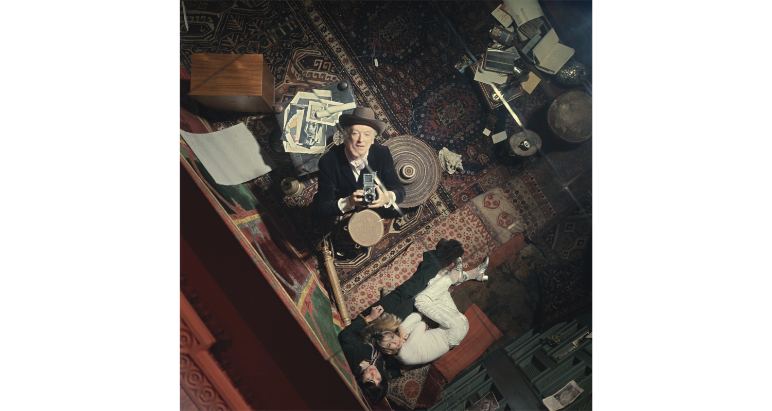 Rugs and Rockers: The Strange Bond Between Persian Rugs and Rock’n’Roll 15 Mick Jagger and Anita Pallenberg. On the set of Performance, 1968. Photo by Cecil Beaton