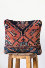 Antique Hamadan Carpet Cushion