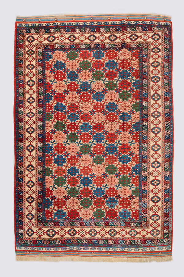 Antique Kuba (Quba) Chichi Rug