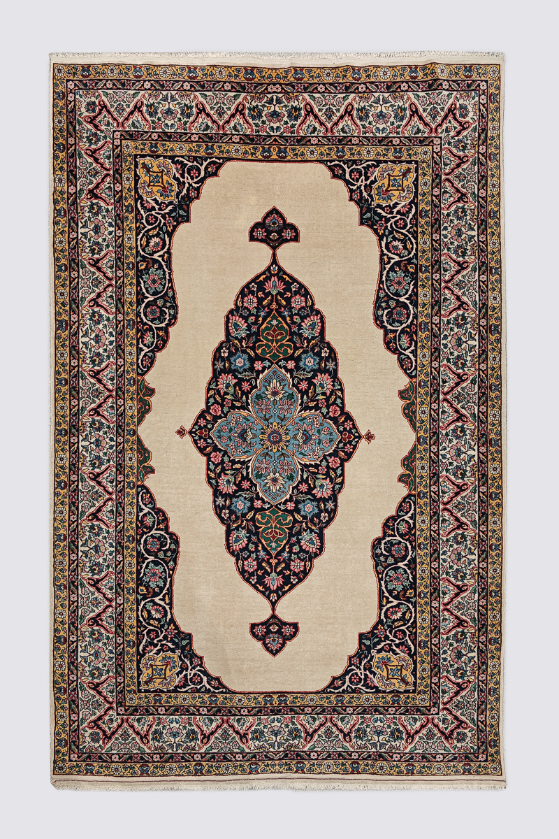 RCA-AU002-Persian-Yazd-Kerman-Rug Super Fine Persian Yazd Kerman Rug