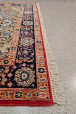 Fine Persian Qom Rug, Medallion Design, C. 1960s to 1970s, 200*148CM - Image 4