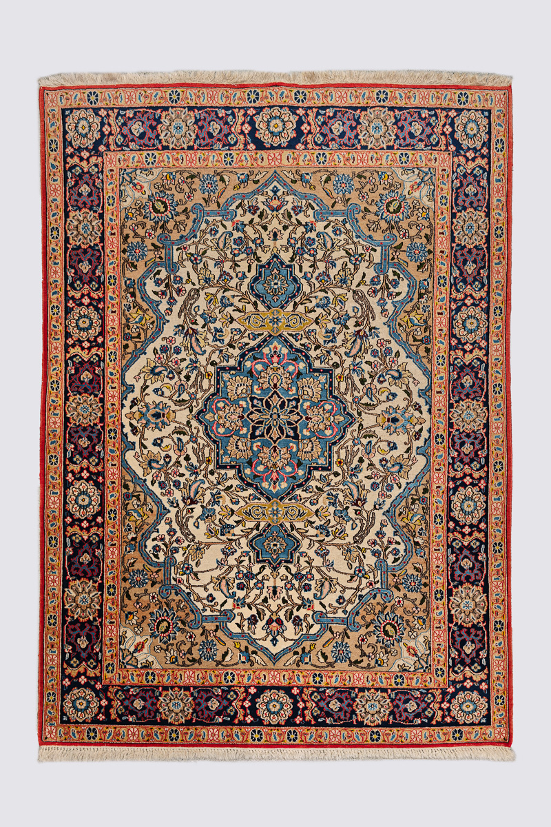 RCA-AU005-Persian-Qom-Rug Fine Persian Qom Rug