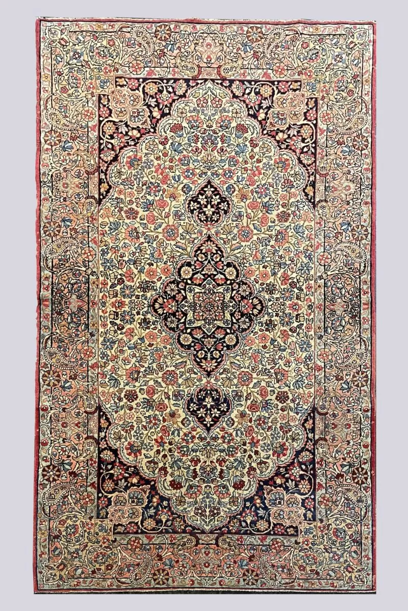 Semi Antique Yazd Carpet