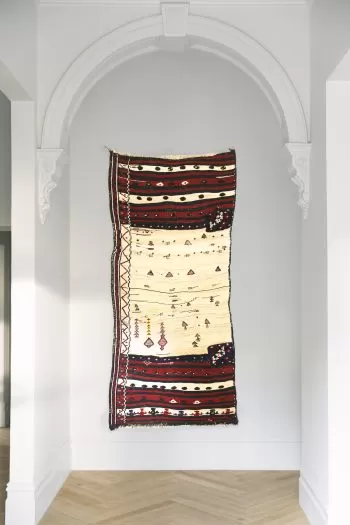 Antique Bakhtiari Tache, Wall Art Killim